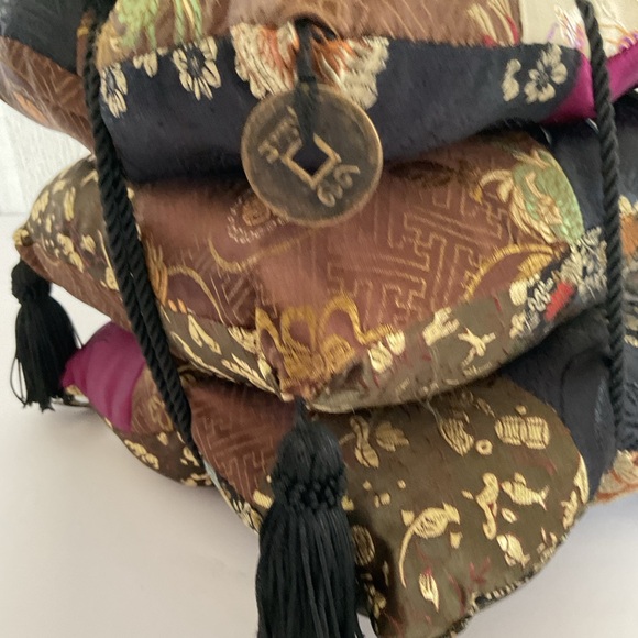 Pier 1 set of Three Ornate Satin Asian Accent Pillows NWT - Picture 11 of 16